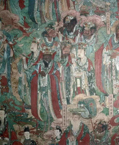 这明代壁画,够气势