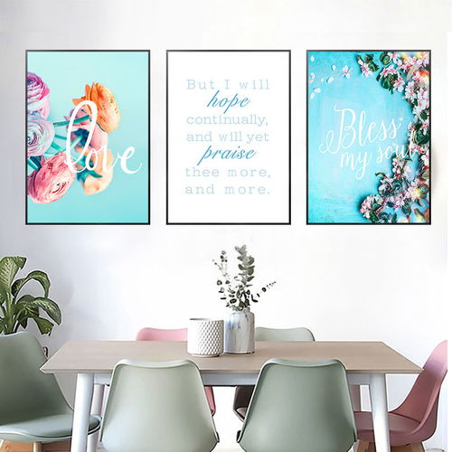 北欧风格简约客厅挂画现代装饰画粉色少女心卧室床头画沙发墙壁画