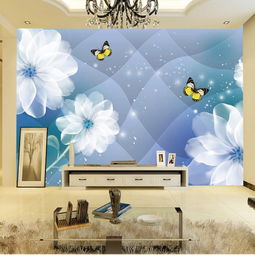 素格 花卉背景墙