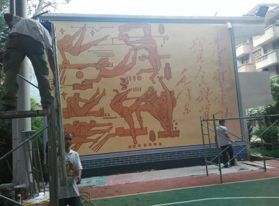昆明墙体彩绘壁画手绘墙画昆明幼儿园墙体彩绘装饰壁画昆明家装彩绘校园文化建设彩绘文化墙制作图片_高清图_细节图