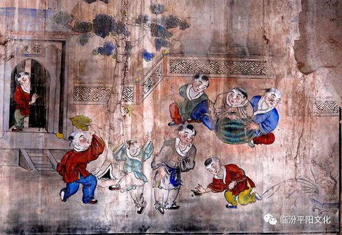 临汾 吉县大山深处藏民国壁画精品