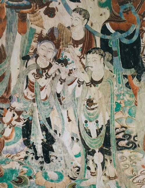 妈妈,敦煌壁画里的这些人,咋晒得这么黑啊