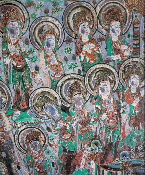 敦煌壁画高清百幅,石窟壁画里藏着的美学风格