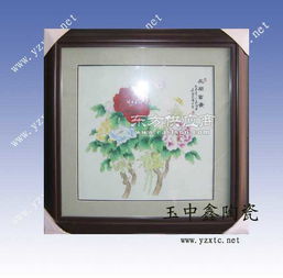 大小型瓷板画 墙壁画定制厂家图片