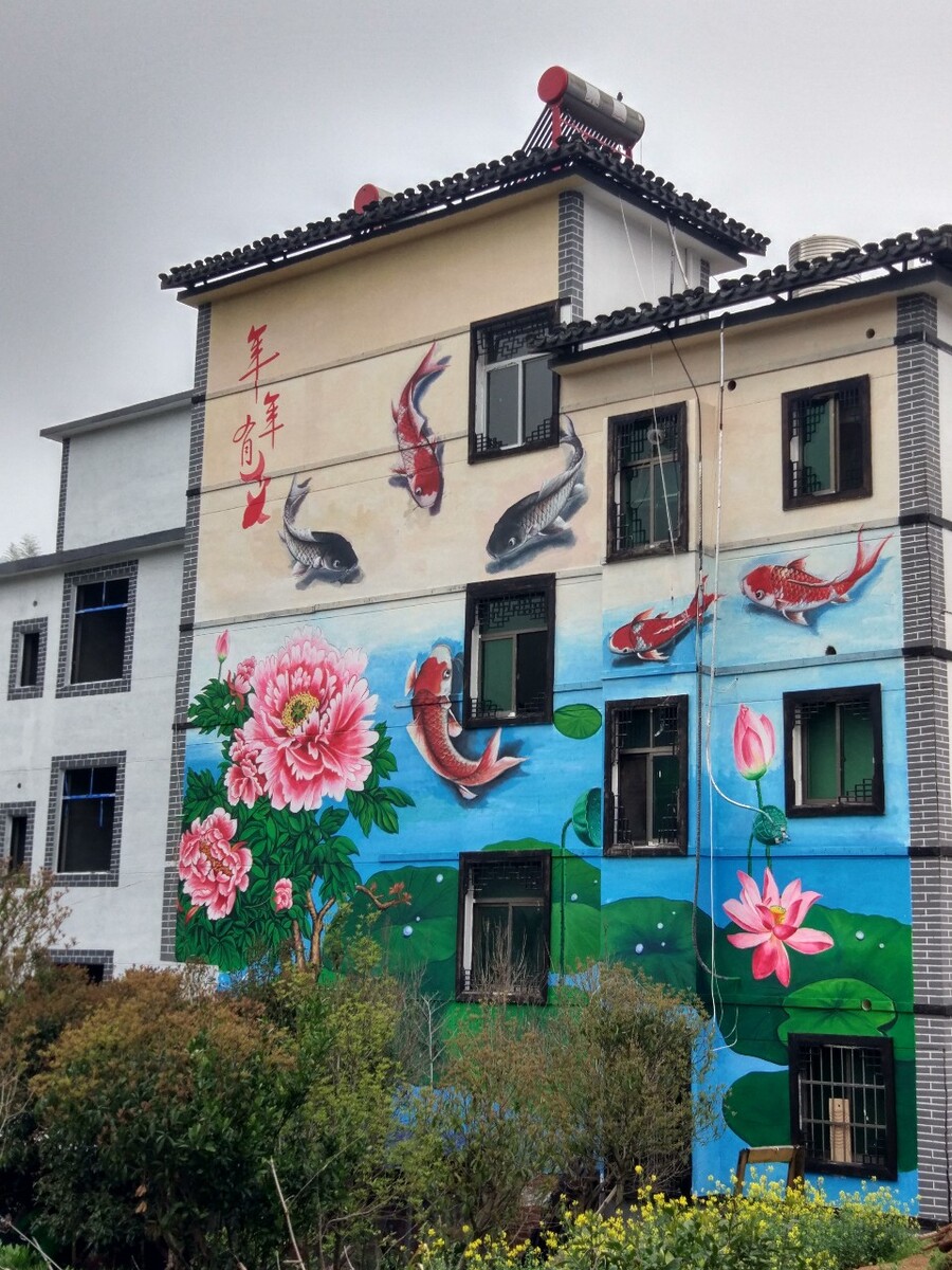 绘就乡愁——当美丽的墙画遇见乡村